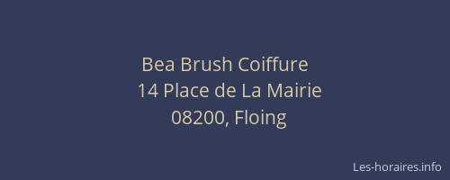 Bea Brush Coiffure