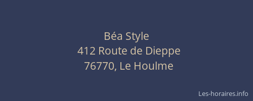 Béa Style
