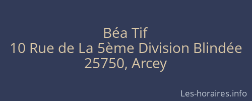 Béa Tif