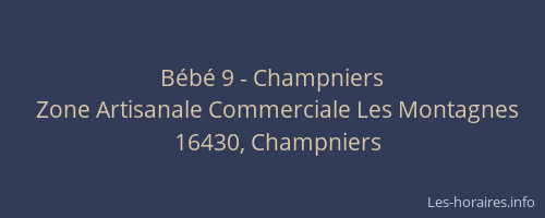 B&eacute;b&eacute; 9 - Champniers
