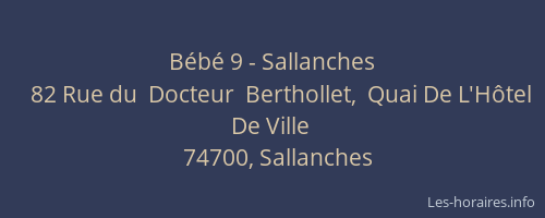 B&eacute;b&eacute; 9 - Sallanches