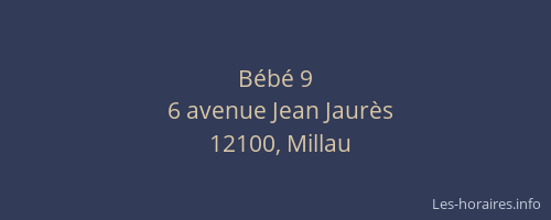 B&eacute;b&eacute; 9