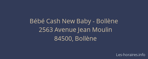 B&eacute;b&eacute; Cash New Baby - Boll&egrave;ne