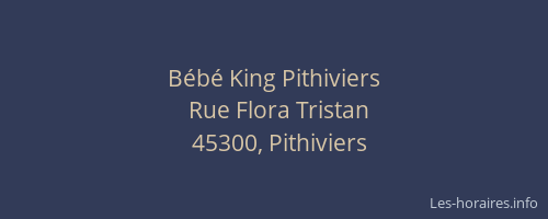 Bébé King Pithiviers