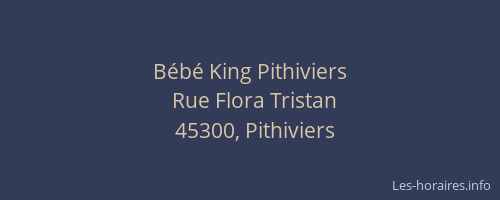 B&eacute;b&eacute; King Pithiviers