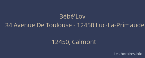 B&eacute;b&eacute;'Lov