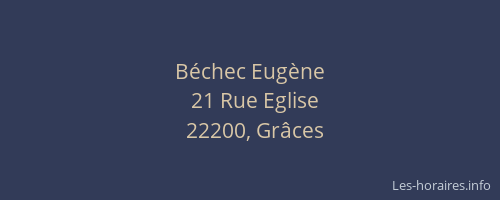 B&eacute;chec Eug&egrave;ne