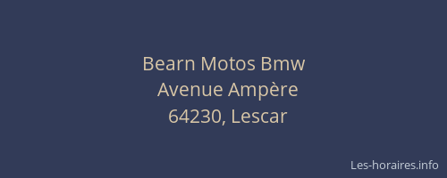 Bearn Motos Bmw