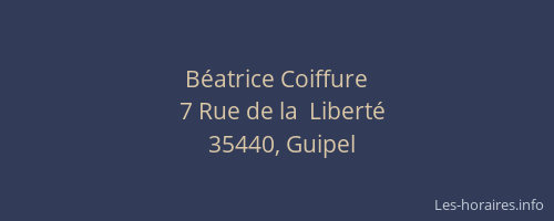 Béatrice Coiffure
