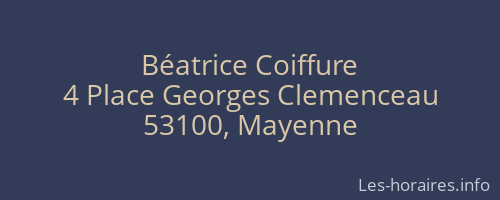 Béatrice Coiffure