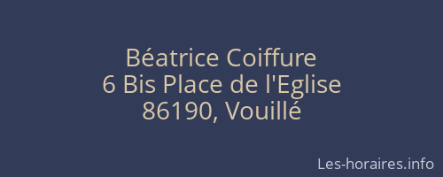 Béatrice Coiffure