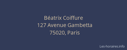 Béatrix Coiffure