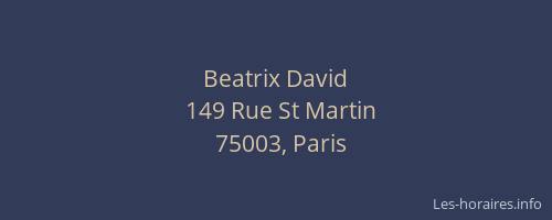 Beatrix David
