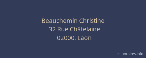 Beauchemin Christine