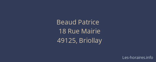 Beaud Patrice