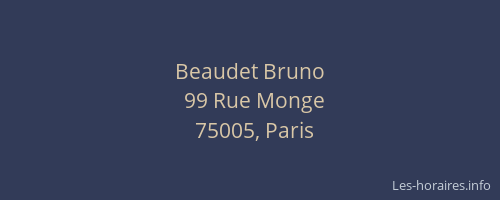 Beaudet Bruno