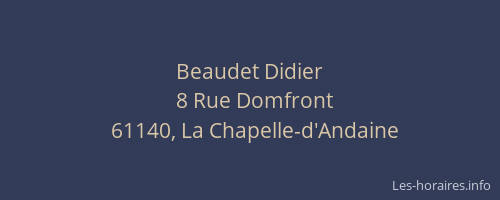 Beaudet Didier