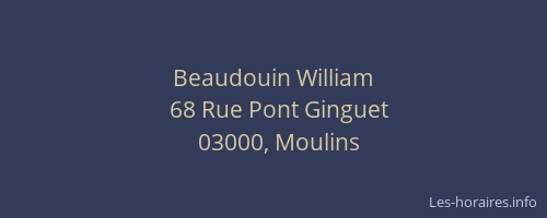 Beaudouin William
