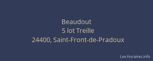 Beaudout