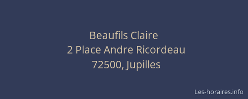 Beaufils Claire