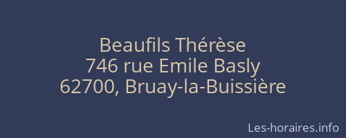 Beaufils Thérèse