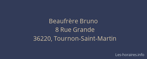 Beaufr&egrave;re Bruno
