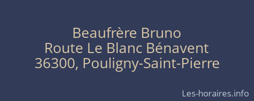Beaufrère Bruno