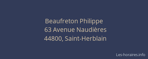 Beaufreton Philippe