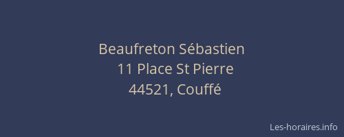Beaufreton Sébastien