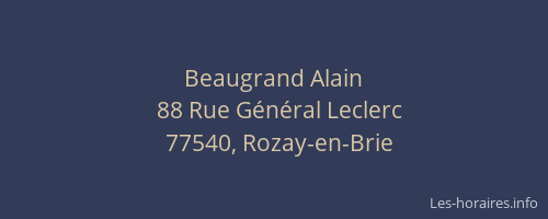 Beaugrand Alain