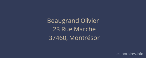Beaugrand Olivier