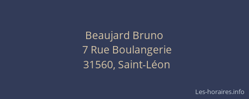 Beaujard Bruno