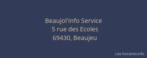 Beaujol'Info Service
