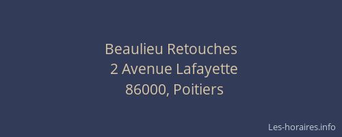Beaulieu Retouches