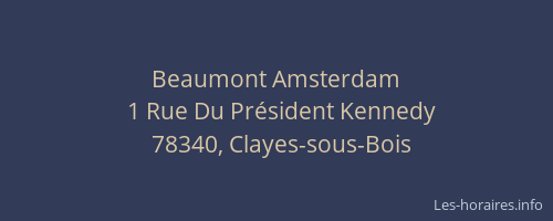 Beaumont Amsterdam
