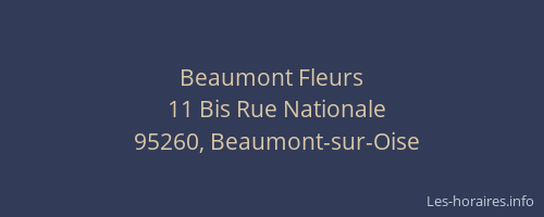 Beaumont Fleurs
