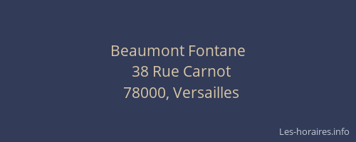 Beaumont Fontane