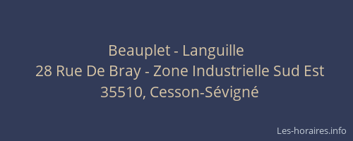 Beauplet - Languille