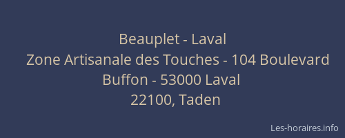 Beauplet - Laval