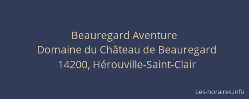 Beauregard Aventure