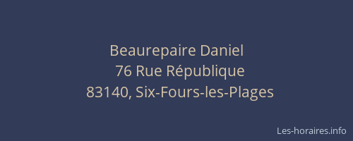 Beaurepaire Daniel