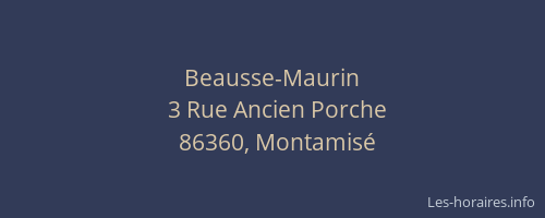 Beausse-Maurin
