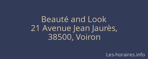 Beauté and Look