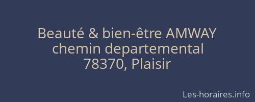 Beauté & bien-être AMWAY