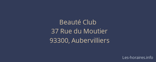 Beauté Club