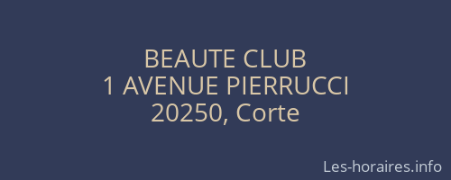 BEAUTE CLUB