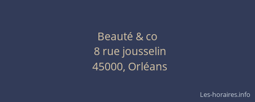 Beauté & co