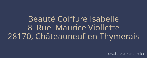 Beauté Coiffure Isabelle