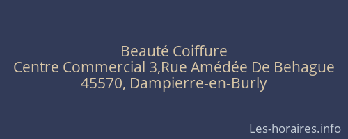 Beauté Coiffure