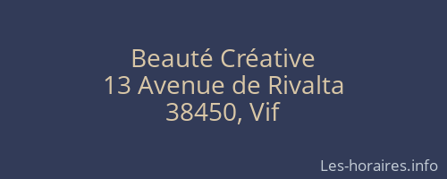 Beauté Créative
